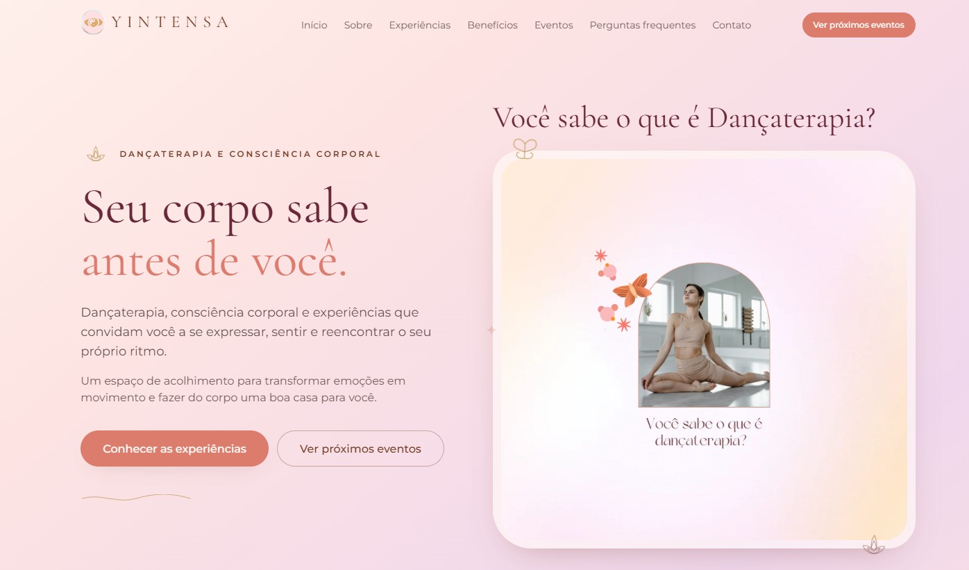 Projeto digital Yintensa desenvolvido pela Mind Wave Digital